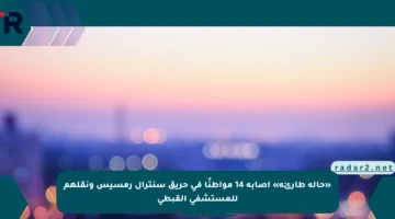 «حالة طارئة» إصابة 14 مواطنًا فى حريق سنترال رمسيس ونقلهم للمستشفى القبطى